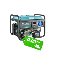 Benzīna/gāzes ģenerators 5500W, KS 7000E G, KONNER & SOHNEN