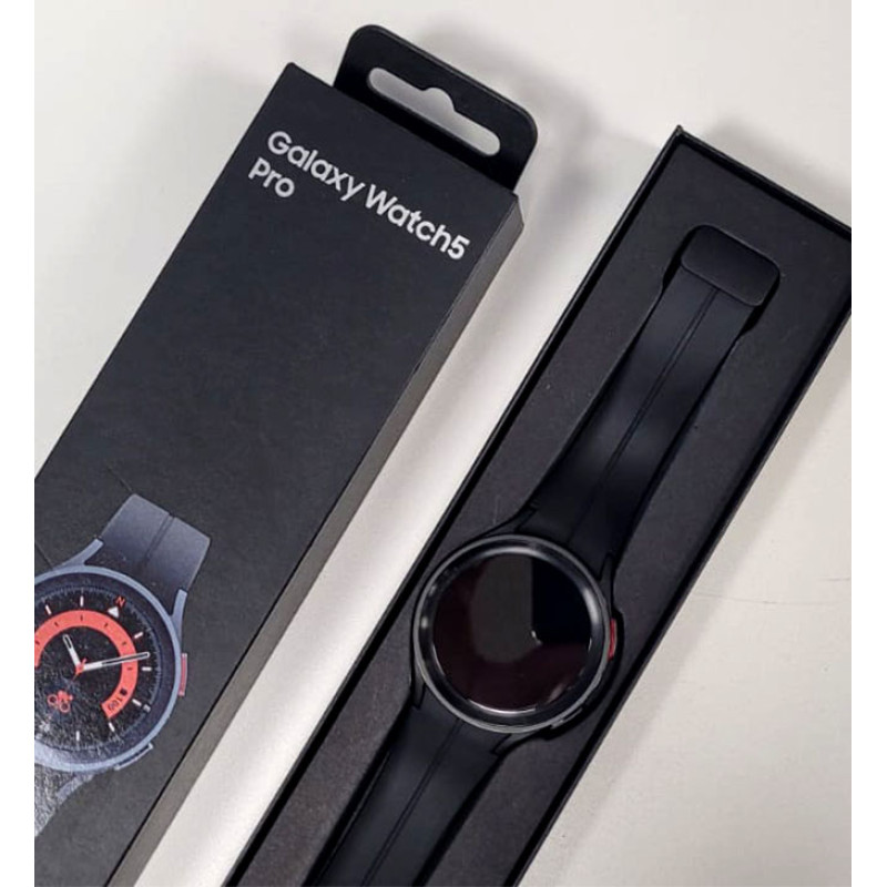 XXX-Samsung SMARTWATCH GALAXY WATCH5 PRO/LTE 45MM BLACK SM-R925 SAMSUNG (open box)