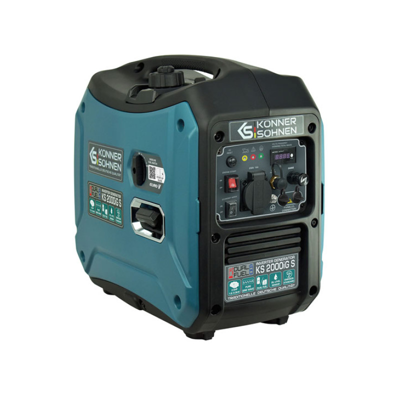 Invertora benzīna/gāzes ģenerators 2000W, KS 2000iG S, KONNER & SOHNEN