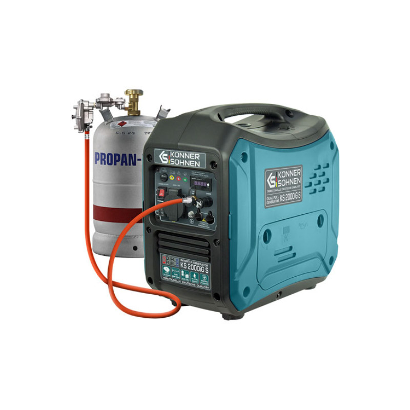 Invertora benzīna/gāzes ģenerators 2000W, KS 2000iG S, KONNER & SOHNEN